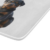 Ich Liebe meine Mama Rottweiler Welpe Schneidebrett (Ecke)