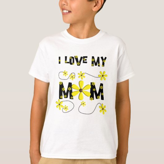"Ich Liebe meine Mama" scherze T - Shirt (Vorderseite)