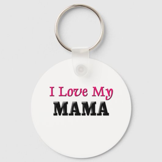 Ich Liebe meine Mama Schlüsselanhänger (Vorderseite)