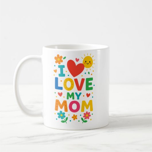 Ich Liebe meine Mama Tasse (Links)