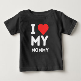 Ich Liebe meine Mami Family Liebe Herzgeschenk Baby T-shirt