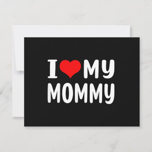 Ich liebe meine Mami Lustig für Mutter Mama (Vorderseite)
