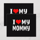 Ich liebe meine Mami Lustig für Mutter Mama (Vorne/Hinten)