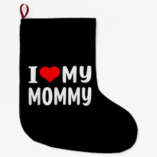 Ich liebe meine Mami Lustig für Mutter Mama Großer Weihnachtsstrumpf