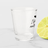 Ich Liebe meine Männer moralisch grau (Grayson) Schnapsglas (Links)