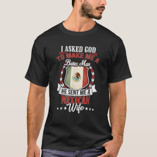 Ich Liebe meine mexikanische Ehefrau Jahrestag für T-Shirt