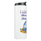 Ich Liebe meine mexikanische Frischkatze Thermosbecher (Nach links gedreht)