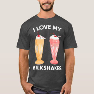 Ich Liebe meine Milchshakes Liebe Milkshake Lover T-Shirt
