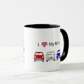 Ich Liebe meine Mini-Multi-Tasse Tasse (VorderseiteRechts)