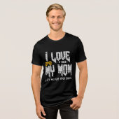 Ich Liebe meine Mutter Bella+Leinwand Tri-Mix-T -  Tri-Blend Shirt (Vorderseite voll)