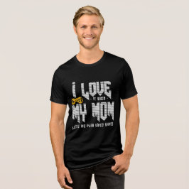 Ich Liebe meine Mutter Bella+Leinwand Tri-Mix-T -  Tri-Blend Shirt