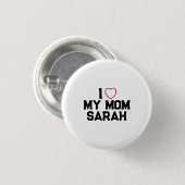 Ich liebe meine Mutter Button (Vorne & Hinten)