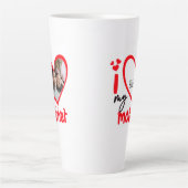 Ich Liebe meine Mutter Foto Geschenk Latte Tasse (Vorderseite)