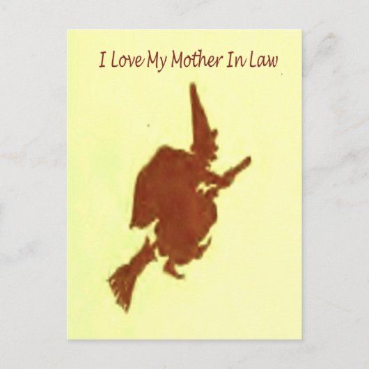 Ich Liebe meine Mutter im Jura Postkarte (Vorderseite)