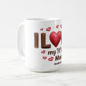 Ich Liebe meine Mutter Kaffeetasse (Vorderseite Links)