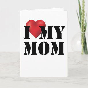 Ich liebe meine Mutter Karte