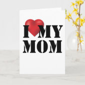 Ich liebe meine Mutter Karte (Gelbe Blume)