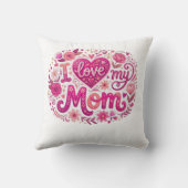 Ich liebe meine Mutter Kissen (Rückseite)