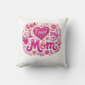 Ich liebe meine Mutter Kissen (Vorderseite)