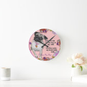 Ich Liebe meine Mutter, Mops ClocK Runde Wanduhr (Zuhause)