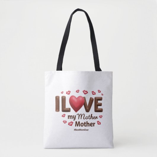 Ich Liebe meine Mutter Tasche (Vorderseite)