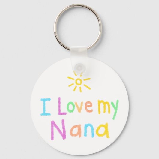 Ich Liebe meine Nana Schlüsselanhänger (Vorderseite)
