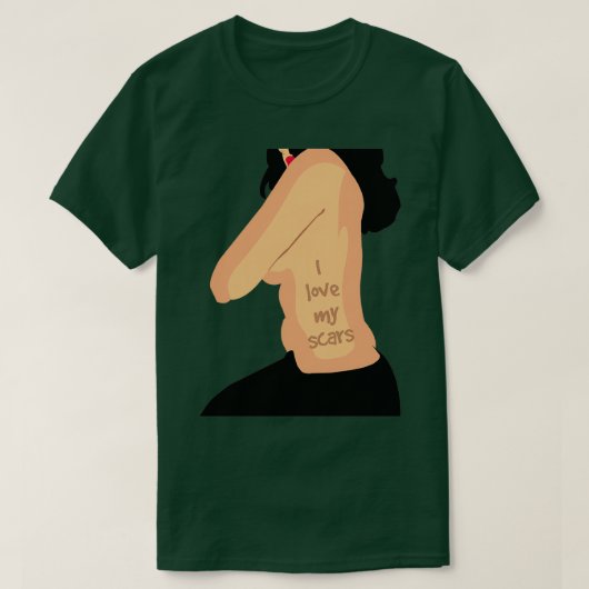 Ich Liebe meine Narben T-Shirt (Design vorne)