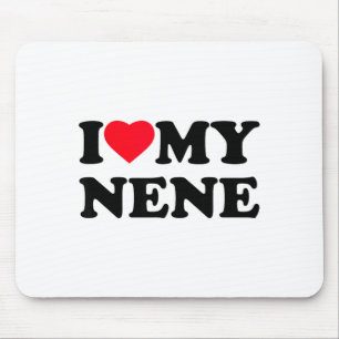 Ich liebe meine Nene Heart Oma Familie Mousepad
