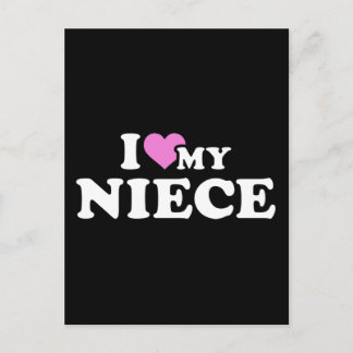 Ich Liebe meine Nichte Postkarte