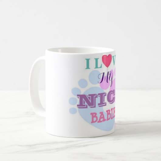 Ich Liebe meine NICU Babies Tasse (Vorderseite Links)