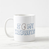 Ich Liebe meine Nieren Kaffeetasse (Links)