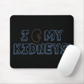 Ich Liebe meine Nieren Mousepad (Mit Mouse)