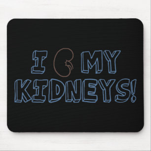Ich Liebe meine Nieren Mousepad