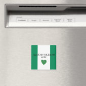 Ich Liebe meine nigerianische Ehefrau Magnet (In Situ (Geschirrspüler))
