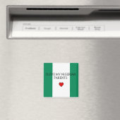 Ich Liebe meine nigerianischen Eltern Magnet (In Situ (Geschirrspüler))