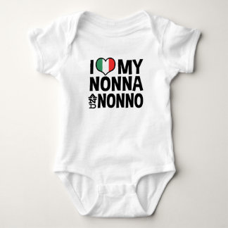 Ich Liebe Meine Nonna und Nonno Baby Strampler