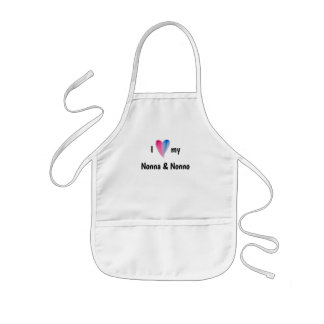 Ich Liebe Meine Nonna und Nonno-Schürze Kinderschürze
