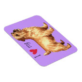 Ich Liebe meine Norfolk Terrier Magnet (Rechte Seite)