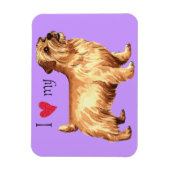 Ich Liebe meine Norfolk Terrier Magnet (Vertikal)