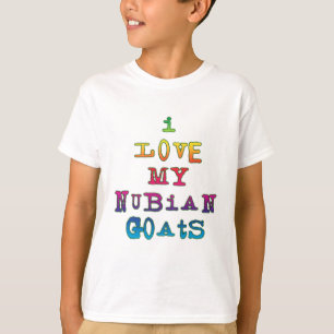 Ich Liebe meine nubischen Ziegen T-Shirt