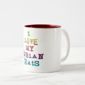 Ich Liebe meine nubischen Ziegen Zweifarbige Tasse (VorderseiteRechts)