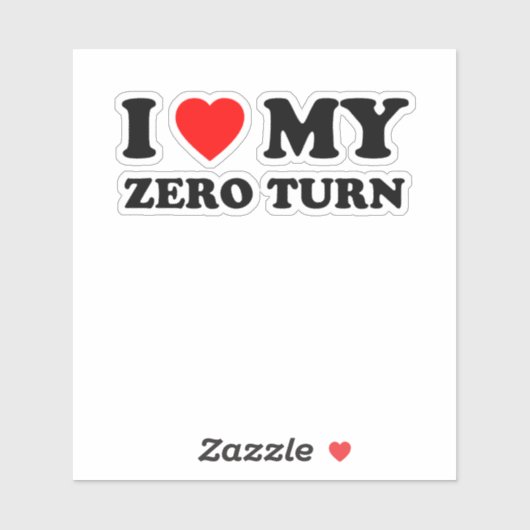 Ich Liebe meine Null-Drehen-Maus Vater Geschenk Aufkleber (Blatt)