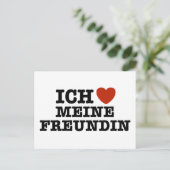 Ich Liebe Meine Ō Postkarte (Stehend Vorderseite)