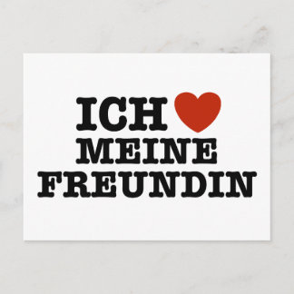 Ich Liebe Meine Ō Postkarte