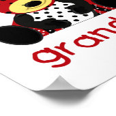 Ich Liebe meine Oma (Junge Ladybug) Poster (Ecke)