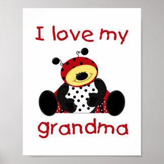 Ich Liebe meine Oma (Junge Ladybug) Poster