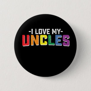 Ich Liebe meine Onkel Pride Gay Lesbian Familie Ma Button