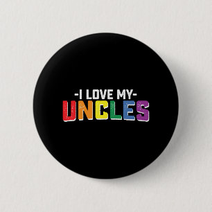 Ich Liebe meine Onkel Pride Gay Lesbian Familie Ma Button