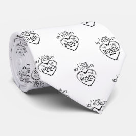 Ich Liebe meine Patienten an den Knochen-Chiroprak Krawatte