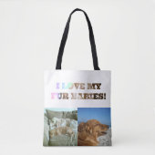 Ich Liebe meine Pelzbabys Tasche (Vorderseite)